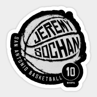 Jeremy Sochan San Antonio Basketball Sticker